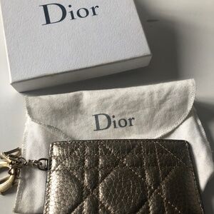 Dior Freesia card holder NWT